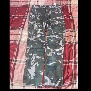 Zara Camo Print Pants